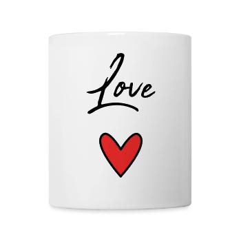 ICH LIEBE DICH. ICH LIEBE DICH. LIEBE. PAAR. GERADE VERHEIRATET. - Tasse - Weiß - Vorne