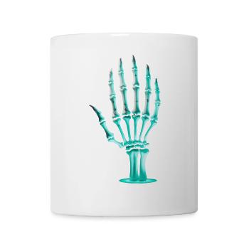 Halloween Skeleton Hand - Mug - white - Front