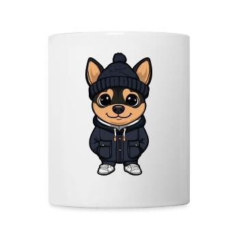 Pinscher Dog Stylish - Mug - white - Front