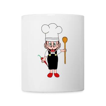 Monkey Monkey Cooking Amateur Chef Host - Mug - white - Front