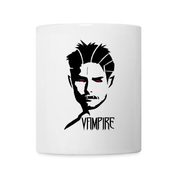 Vampire au masculin - Mug blanc - blanc - Devant