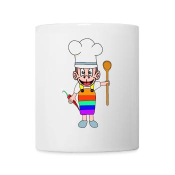 LGBT KOCH Köche Köchin Regenbogen Küche - Tasse - Weiß - Vorne