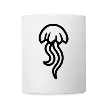 Méduse - Mug blanc - blanc - Devant