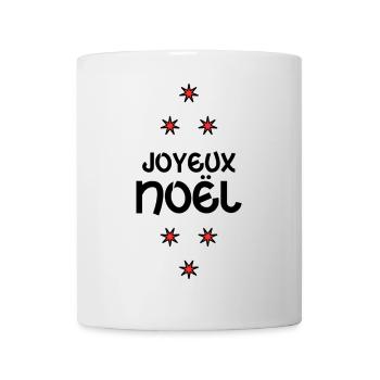 WEIHNACHTEN. FROHE WEIHNACHTEN. FROHE WEIHNACHTEN. NEUJAHRSTAG - Tasse - Weiß - Vorne