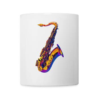 Saxophone - Mug - white - Front