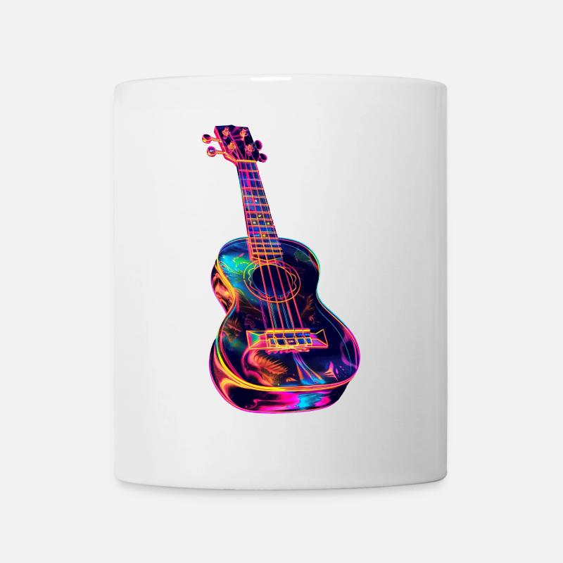 Ukulélé - Mug blanc - blanc