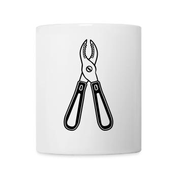 Outil Pince - Mug blanc - blanc - Devant