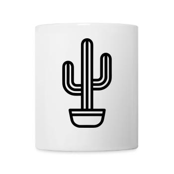 Kaktus - Tasse - Weiß - Vorne