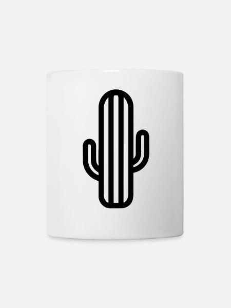 Kaktus - Tasse - Weiß
