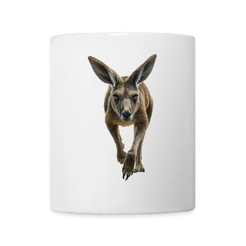 Känguru - Tasse - Weiß - Vorne