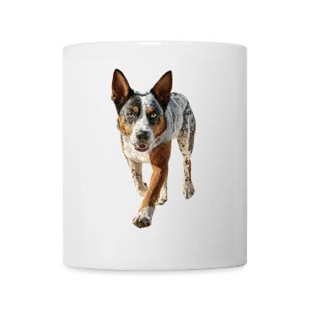 Australischer Treibhund - Tasse - Weiß - Vorne