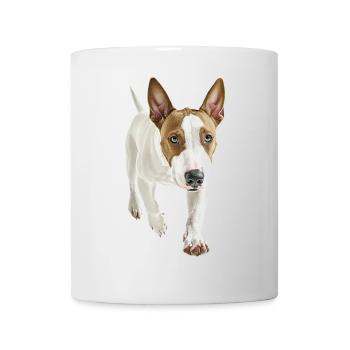 Bullterrier - Tasse - Weiß - Vorne