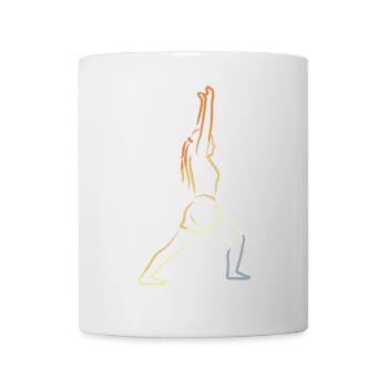 Yogini Vintage Look - Mug - white - Front