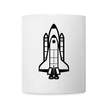 Fusée - Mug blanc - blanc - Devant