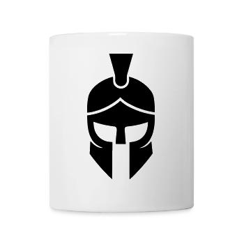 Spartan helmet - Mug - white - Front