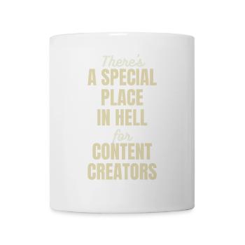 Special Place in Hell - Citation amusante du créateur -Lumière - Mug blanc - blanc - Devant