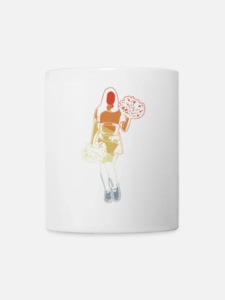 Cheerleader Mädchen - Tasse - Weiß