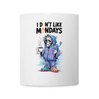 Monday grouches with coffee - Mug - white - Front