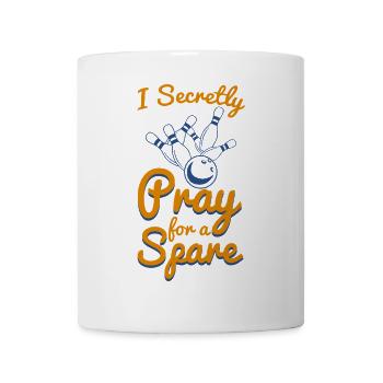 Bowlingspieler Spruch - Tasse - Weiß - Vorne