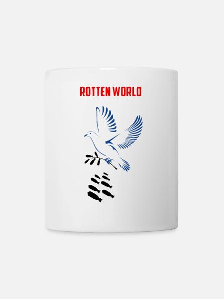 Verrottete Welt - Tasse - Weiß