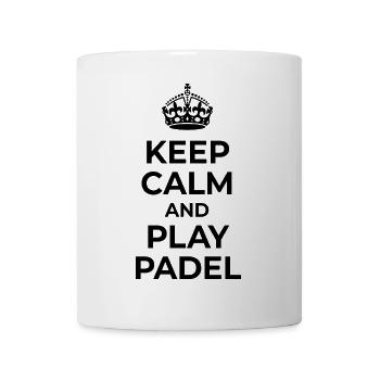Keep Calm and Play Padel - Mug - white - Front