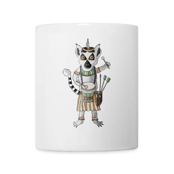 Ring-tailed lemur the beat from the bush - Mug - white - Front