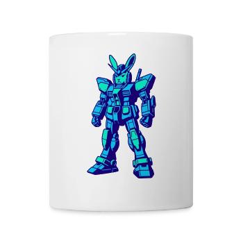 Mecha Rabbit III - Tasse - Weiß - Vorne