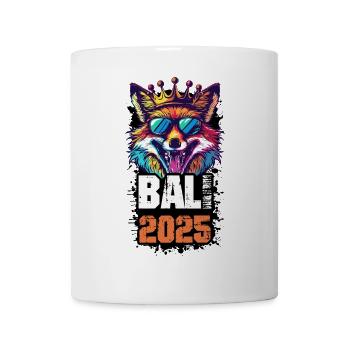 Bali 2025 Urlaub Fuchs - Tasse - Weiß - Vorne