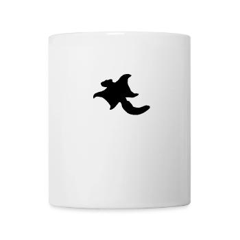 Flying squirrel (logo large, black) - Mug - white - Front