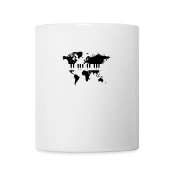 Music / Piano World T-Shirt - Mug - white - Front