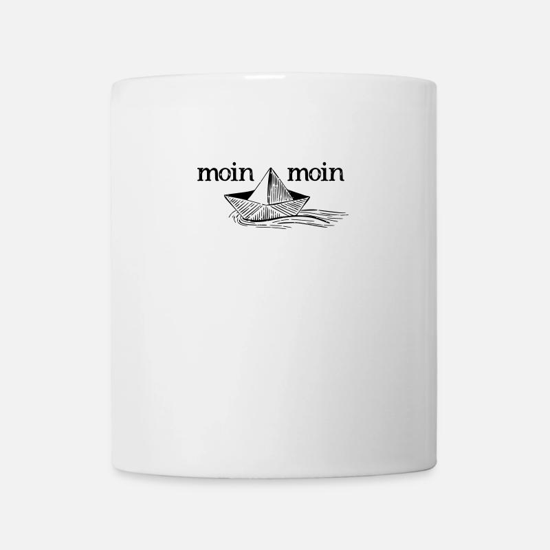 MOIN MOIN - Tasse - Weiß