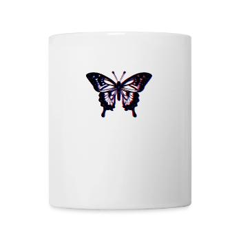 3D Butterfly - Tasse - Weiß - Vorne