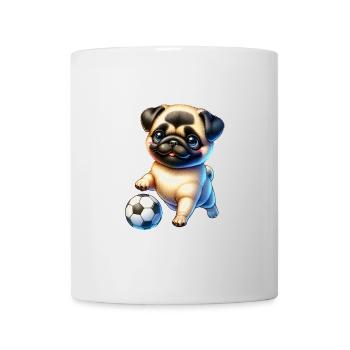 Mignon Carlin Chien Joueur De Football Champion - Mug blanc - blanc - Devant