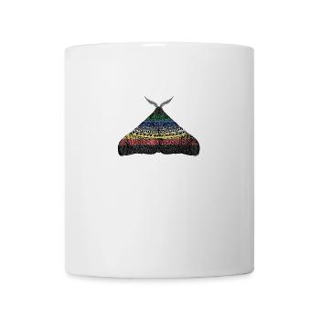 Motif papillon de nuit de la fierté des personnes handicapées A - Mug blanc - blanc - Devant