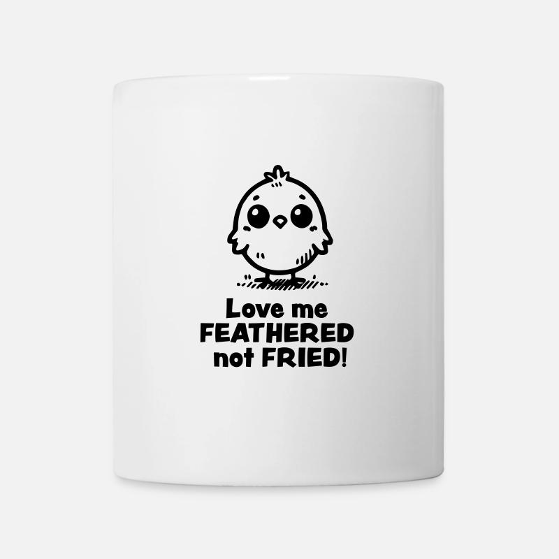 Feathered not Fried - Tasse - Weiß