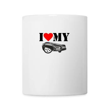 J'aime mon robi - Mug blanc - blanc - Devant