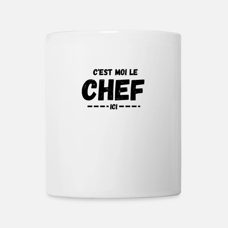 C'est moi le Chef ici - Mug blanc - blanc