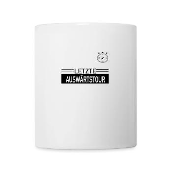 Letzte Auswärtstour Team - Tasse - Weiß - Vorne