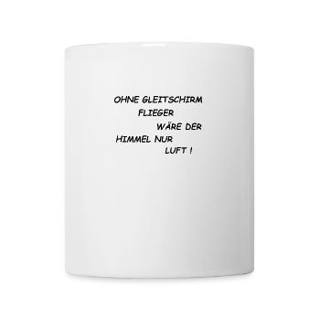 Gleitschirm 18 gif - Tasse - Weiß - Vorne