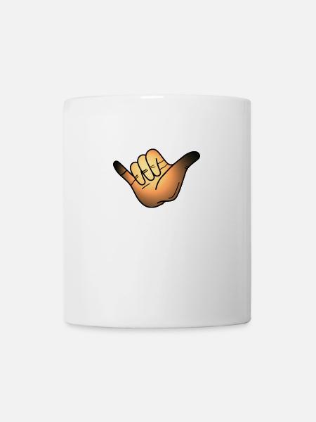 Hand - Tasse - Weiß