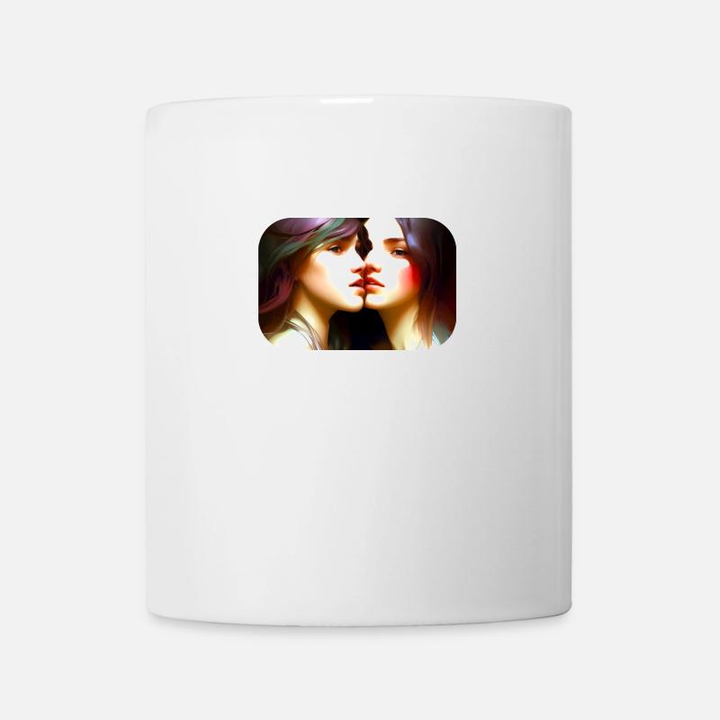 Deux filles ensemble - Mug blanc - blanc
