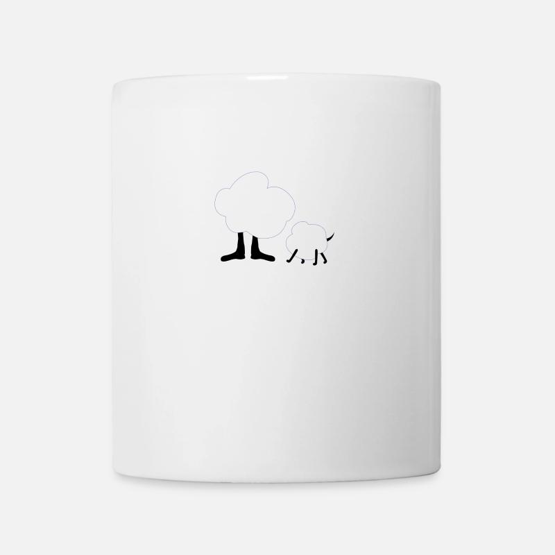 Tout dans le cloud - Mug blanc - blanc