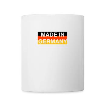 Cooles „Made in Germany“ Design für sie und ihn - Tasse - Weiß - Vorne