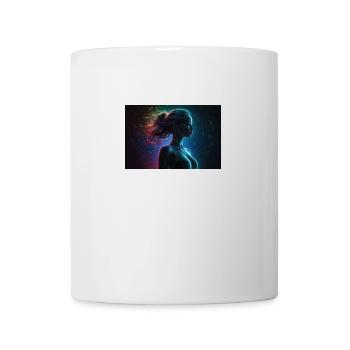 Futuristic Woman - Tasse - Weiß - Vorne