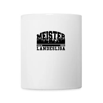 Meister Landesliga 2024 Aufstieg Fußball Handball - Tasse - Weiß - Vorne