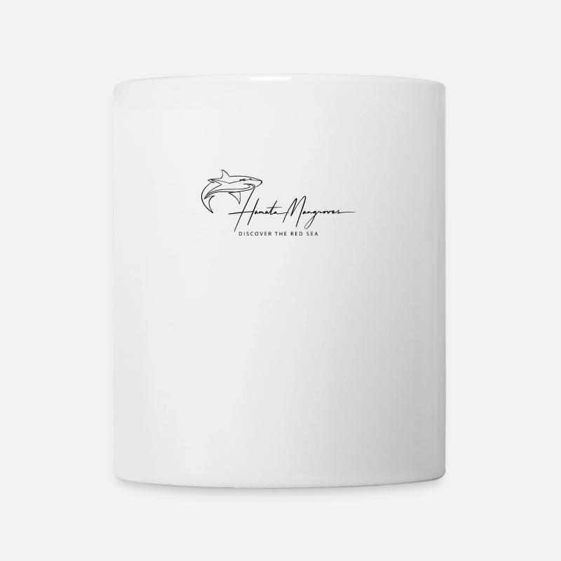 Logo lettrage noir - Mug blanc - blanc
