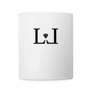 Logo noir - Mug blanc - blanc - Devant