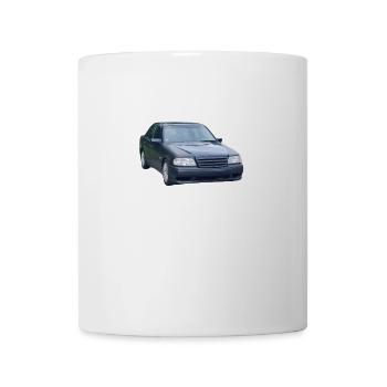 Dunkle Limousine Silhouette - Tasse - Weiß - Vorne