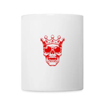 Fête de la couronne du crâne - Mug blanc - blanc - Devant