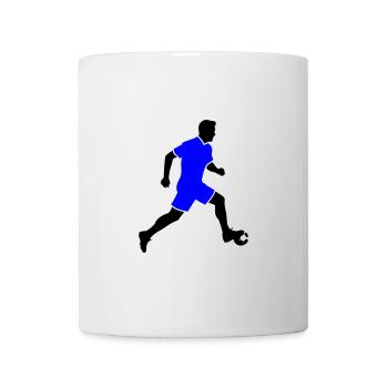Fussballer Symbol Fussball Spieler Mann - Tasse - Weiß - Vorne